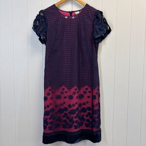 Vintage Women Retro Cocktail Rhinestone Neckline Dress Size 40 M Wedding Classic